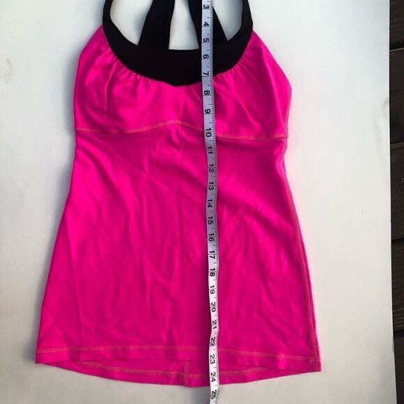 Lululemon Scoop Me Up Tank II Stripe raspberry hot pink Barbiecore tank top 4 - Picture 6 of 12